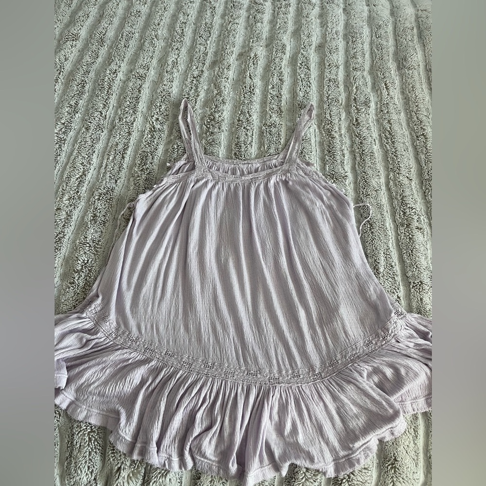 Free People sleeveless tunic dress in lavender size L - Picture 5 of 9